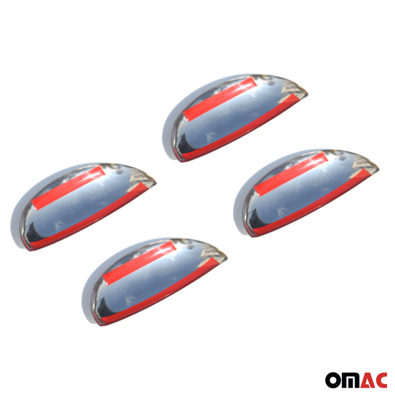 Türgriff Blende Türgriffkappen für Citroen C1 2005-2014 4-Tür Edelstahl 4x