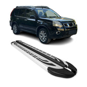 Trittbretter Seitenschweller Seitenbretter für Nissan X-Trail T31 2007-2014 Alu