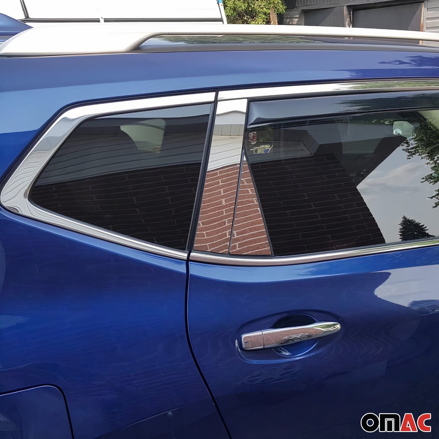 B-Säule Türsäulen Verkleidung für Nissan X-Trail 2016-2021 Edelstahl Chrom 8tlg