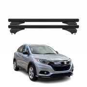 Menabo Dachträger Grundtäger für Honda HR-V 2015-2021 Aluminium Schwarz 2 tlg