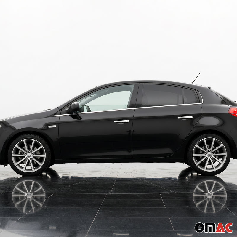 Türgriff Blende Türgriffkappen für Fiat Bravo 2007-2014 4Tür Edelstahl Silber 8x