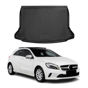 Kofferraummatte Kofferraumwanne für Mercedes A Klasse W176 2012-2018 Schwarz