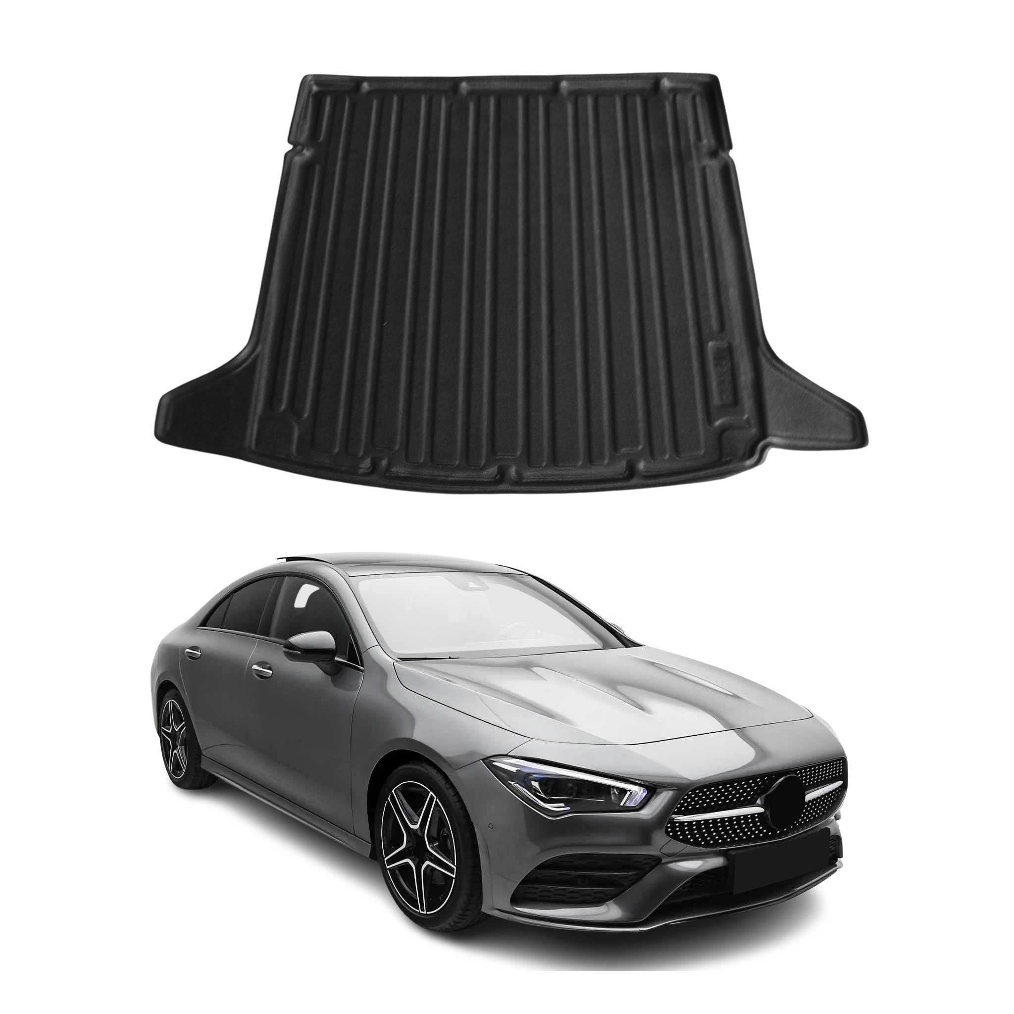 Kofferraumwanne Laderaumwanne für Mercedes CLA C118 2019-2026 Gummi TPE Schwarz