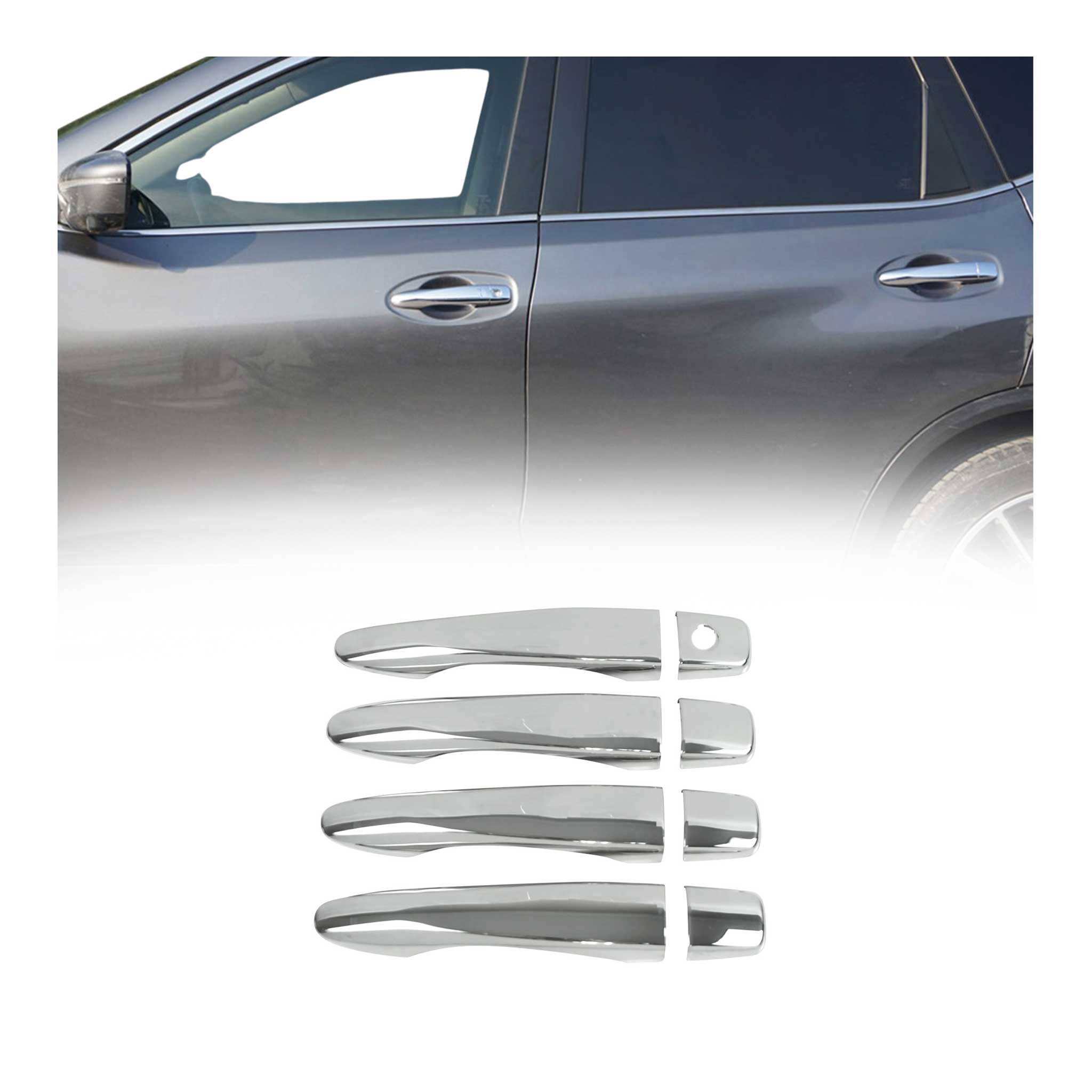 Chrom Türgriff Blende für Nissan X-Trail 2014-2022 Edelstahl 8tlg