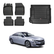 OMAC Fußmatten & Kofferraumwanne Set für Peugeot 508 Kombi 2018-2025