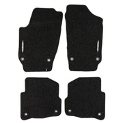 Velours Fußmatten für VW Polo IV 2003-09 FL Autoteppich Automatten Schwarz 4 tlg