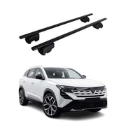 Dachträger Grundträger für Renault Boreal 2025-2026 75kg Stahl Schwarz 2 tlg