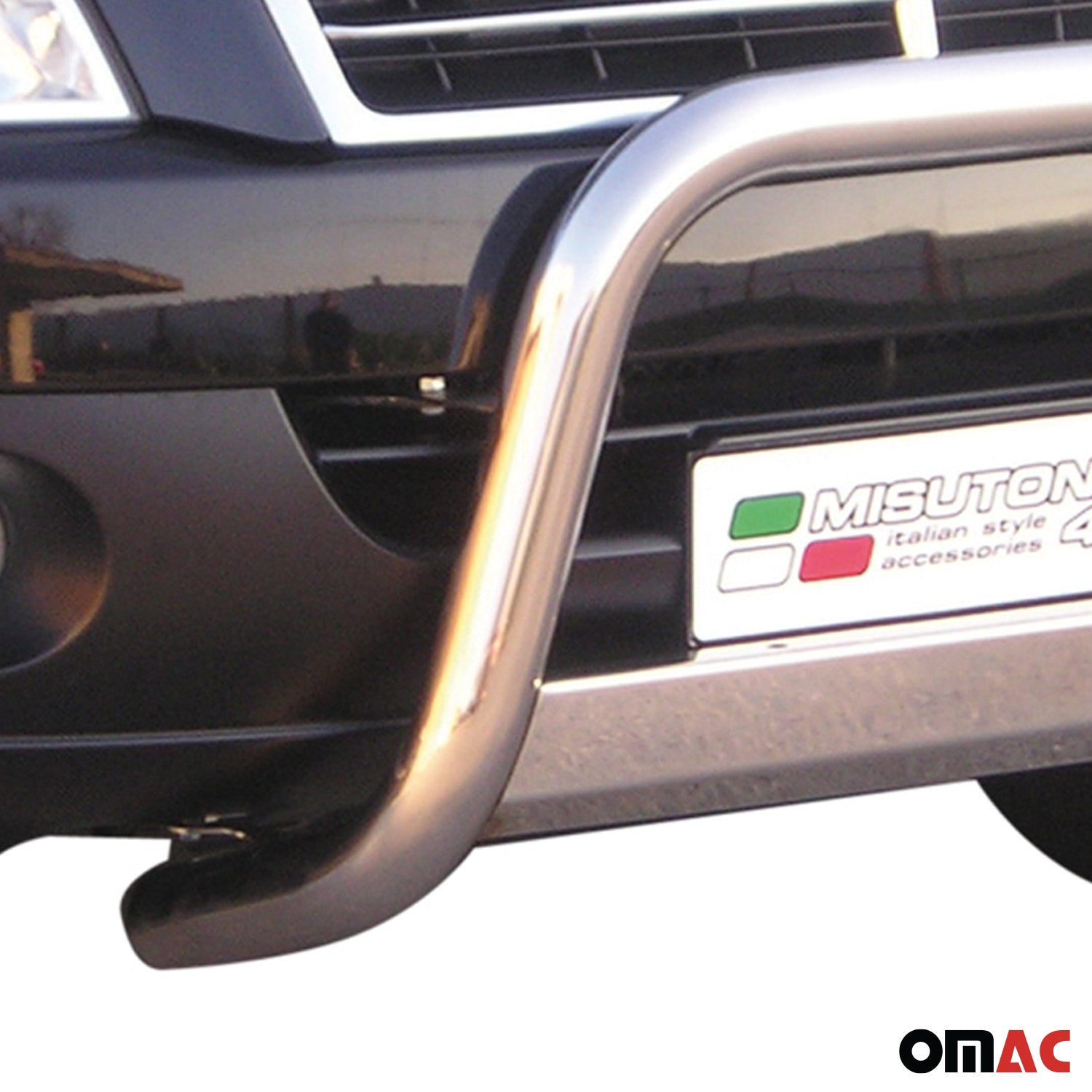 Frontbügel Frontschutzbügel für Ssangyong Rexton 2006-2012 ø63mm Stahl Silber