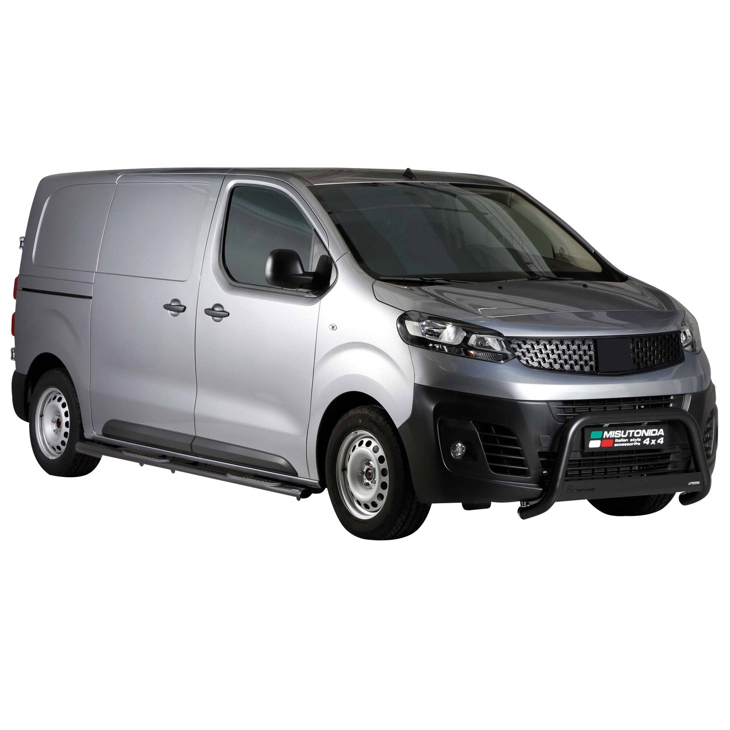 Frontbügel Frontschutzbügel für Fiat Scudo 2022-2026 ø63mm Stahl Schwarz Schutz