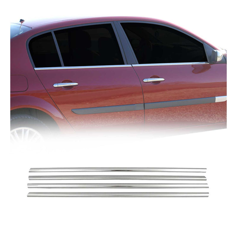 Fensterleisten Zierleisten für Renault Megane 2002-2009 Kombi Stufenheck Chrom