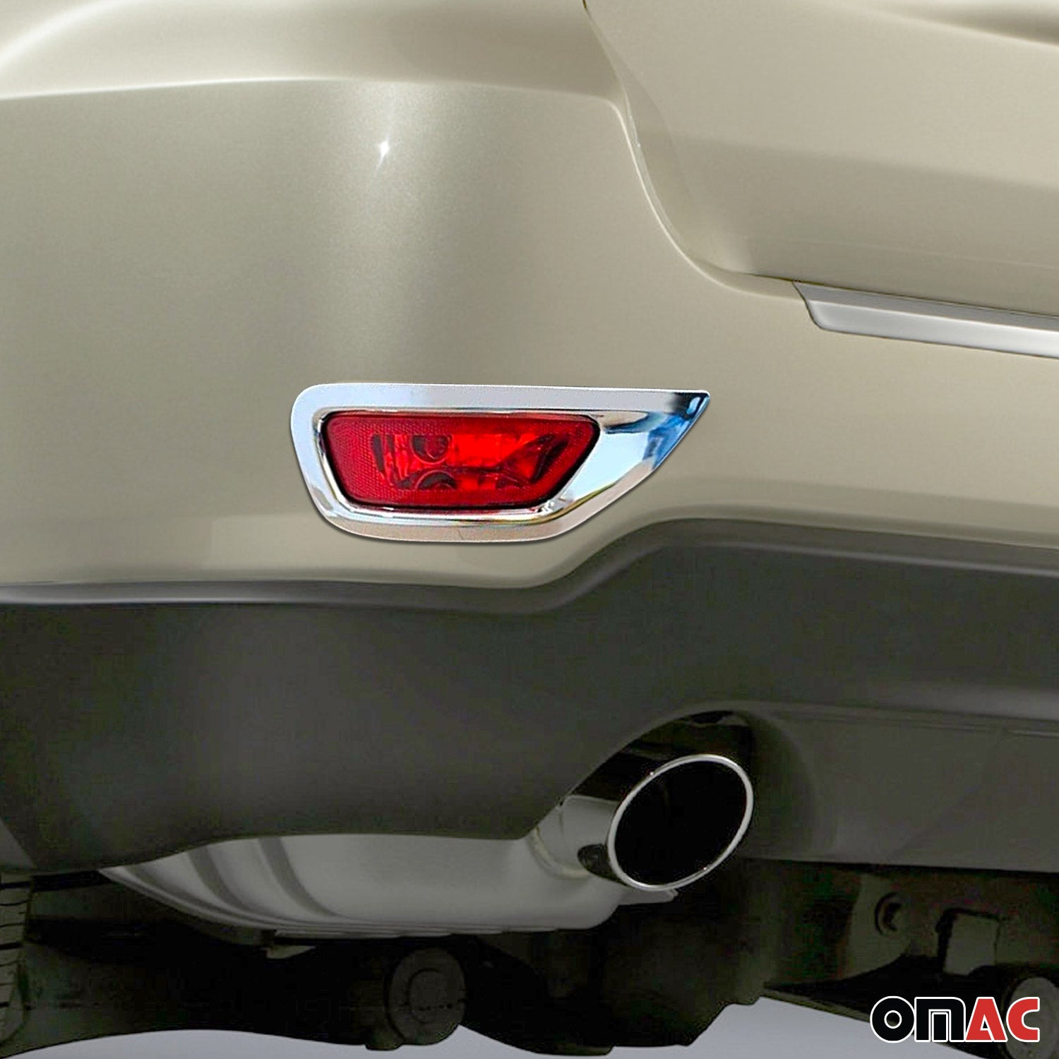 Reflektor Blenden Reflektor Rahmen für Jeep Grand Cherokee 2011-2019 Chrom ABS