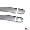 Türgriff Blende Türgriffkappen für Seat Leon 1998-2012 2 tür Edelstahl Silber 4x