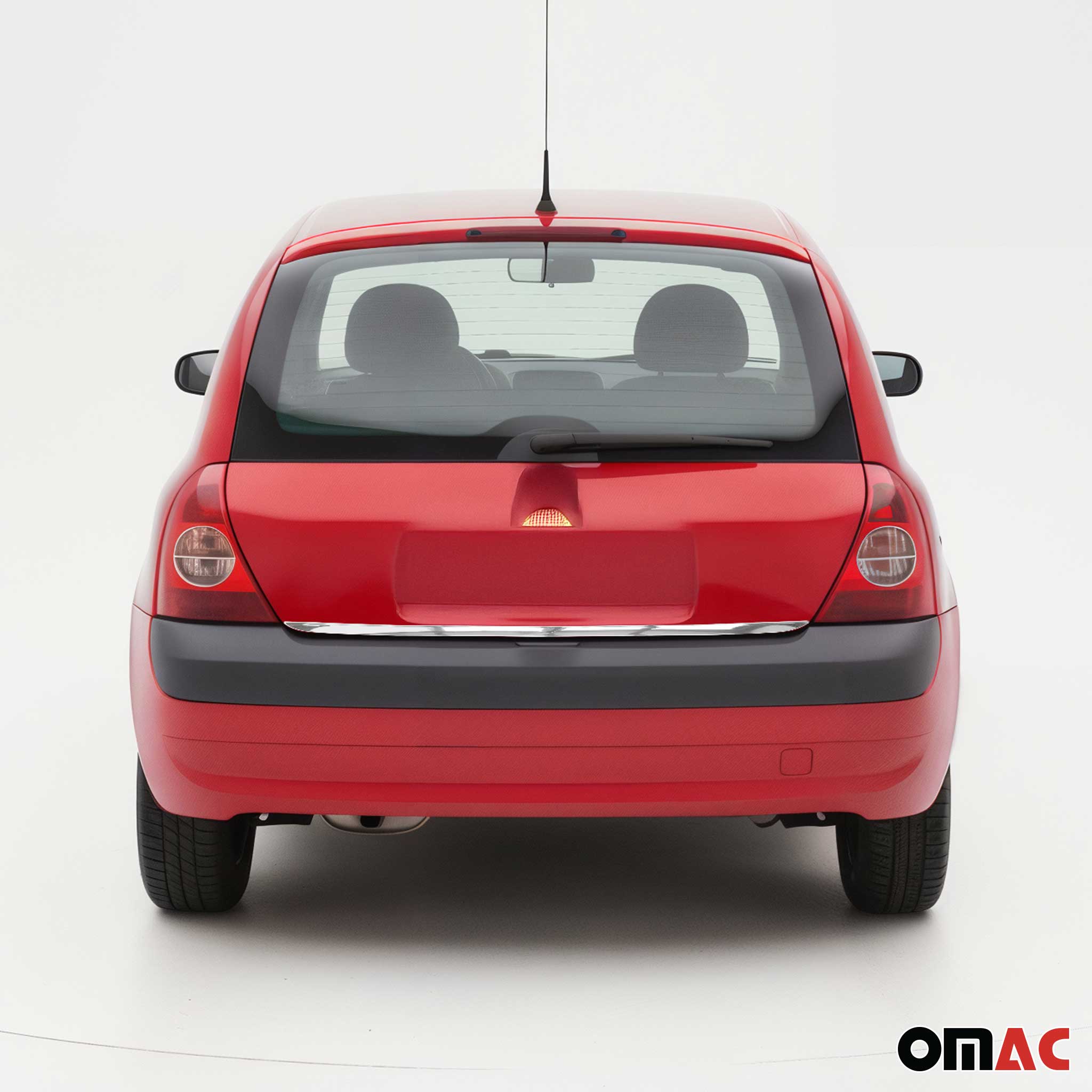 Kofferraumleiste Heckleiste für Renault Clio 2005-2013 Untere Chrom Edelstahl