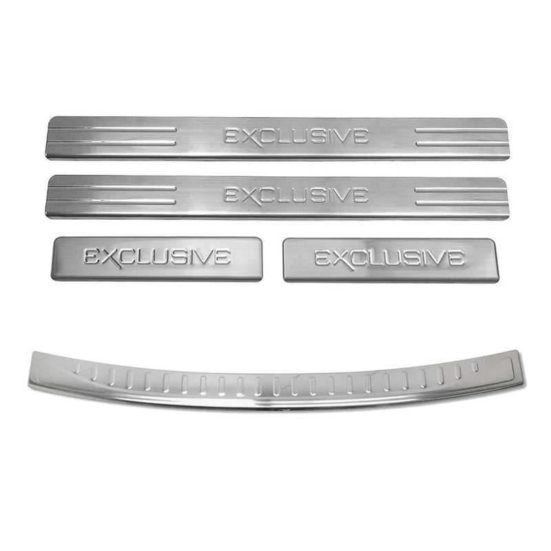 Ladekantenschutz Einstiegleisten für VW Tiguan / Allspace 2016-2024 Chrom Satz