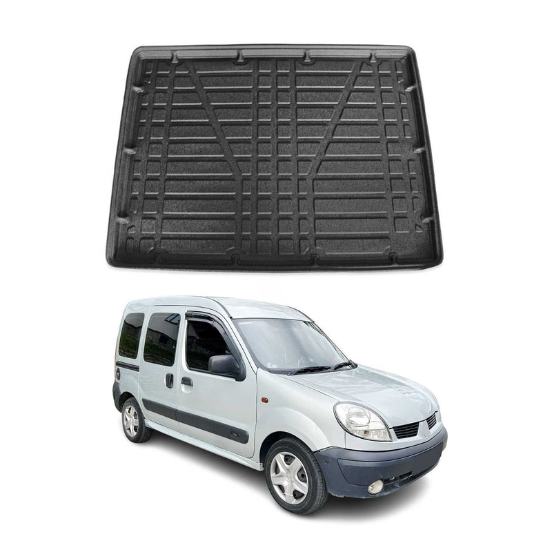 Kofferraumwanne Laderaumwanne für Renault Kangoo 1999-2008 Gummi TPE Schwarz