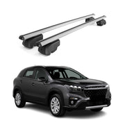 Dachträger Grundträger für Suzuki SX4 S-Cross III 2021-2026 Aluminium Silber 2x