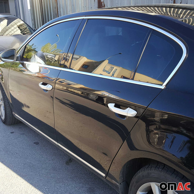 Türgriff Blende Chrom für VW Passat 2010-2015 4-Tür Gebürstet Silber 4x