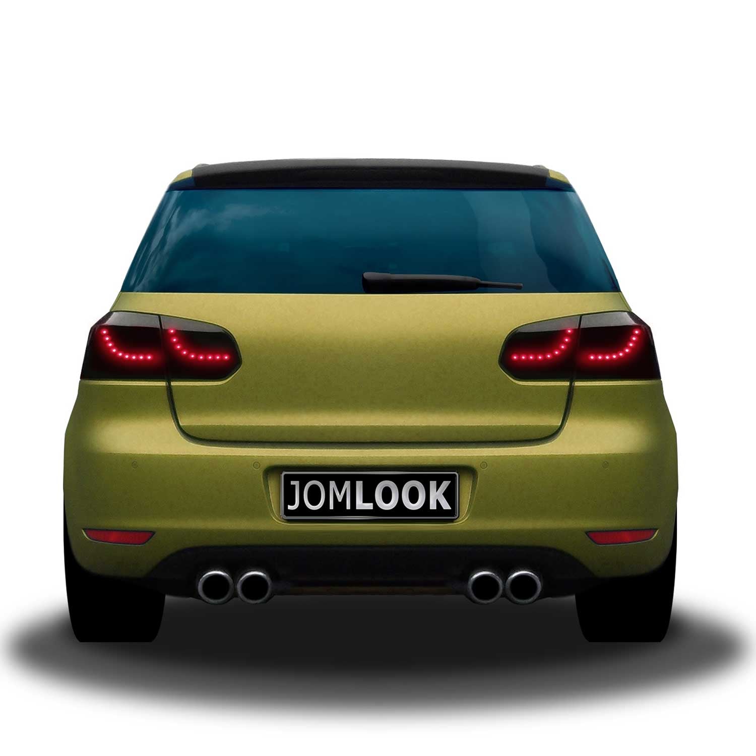 Rückleuchten für VW Golf 6 2008-2012 schwarz 4tlg
