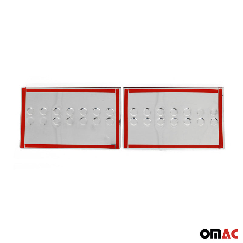 Einstiegsleisten Türschweller für Iveco Daily 2014-2025 Edelstahl Silber 2tlg