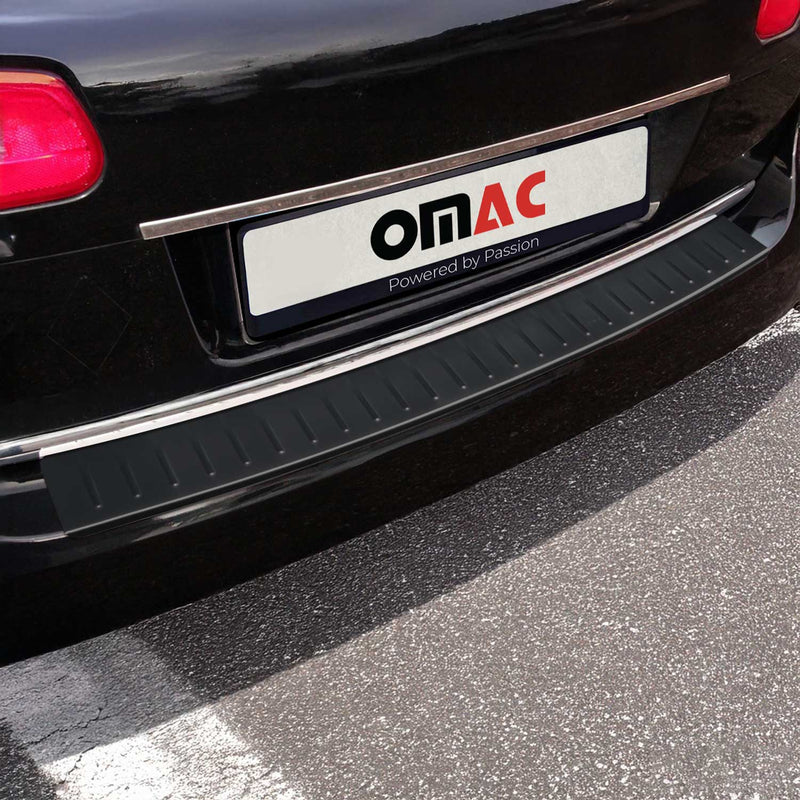 Ladekantenschutz Stoßstangenschutz für VW Passat B6 2005-2010 Gebürstet Dunkel