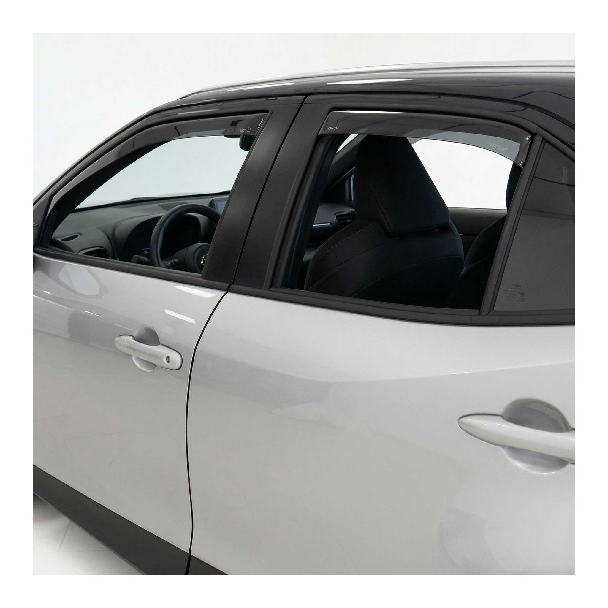 Windabweiser Regenabweiser für Toyota Yaris Cross 2021-2026 Dunkel Acryl 4tlg