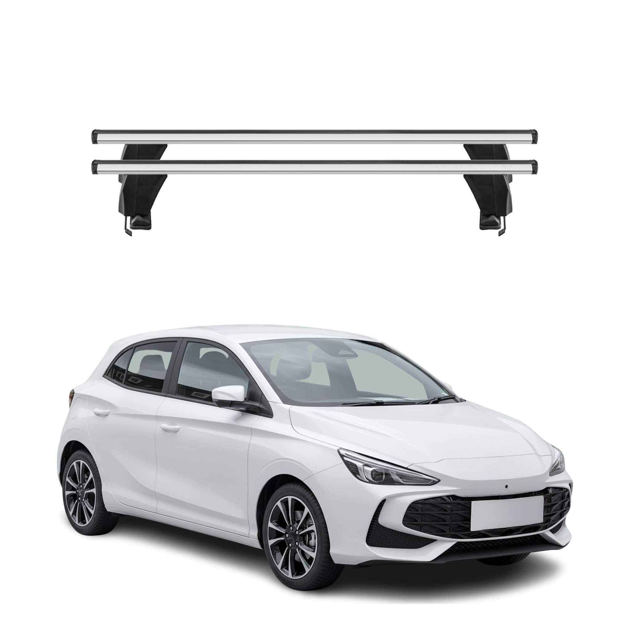 Menabo Dachträger Grundträger für MG MG3 2024-2026 Alu Grau 2tlg