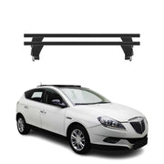 Menabo Dachträger Grundtäger für Lancia Delta 2008-2014 50kg Alu Schwarz 2 tlg