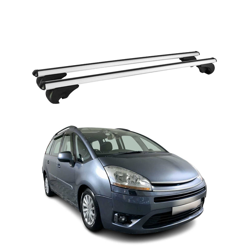 Dachträger Grundtäger für Citroen C4 Grand Picasso 2006-2013 75kg Alu Silber 2x