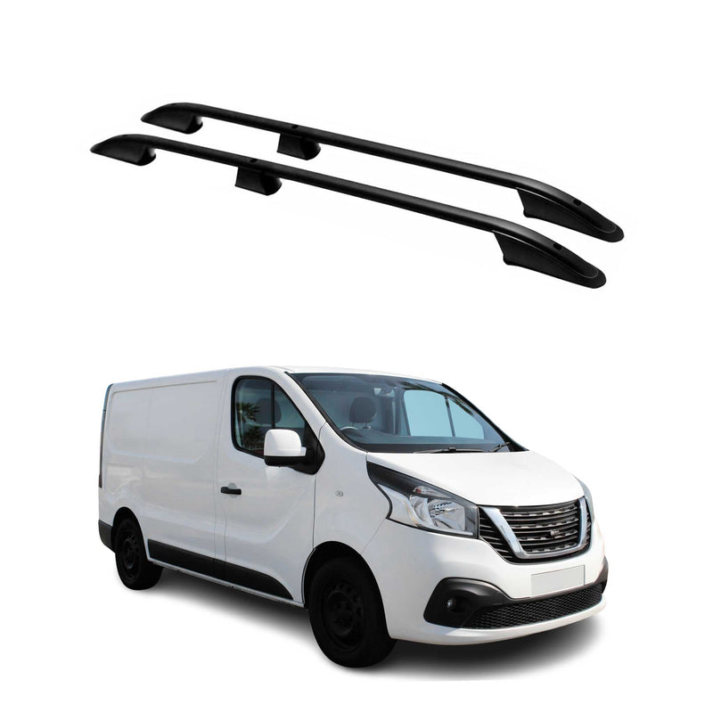 Dachreling Dachgepäckträger für Nissan NV300 2016-2024 Kurzer Alu Schwarz