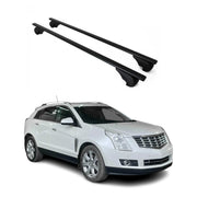 Dachträger Grundtäger für Cadillac SRX 2004-2016 75kg Metall Schwarz 2 tlg