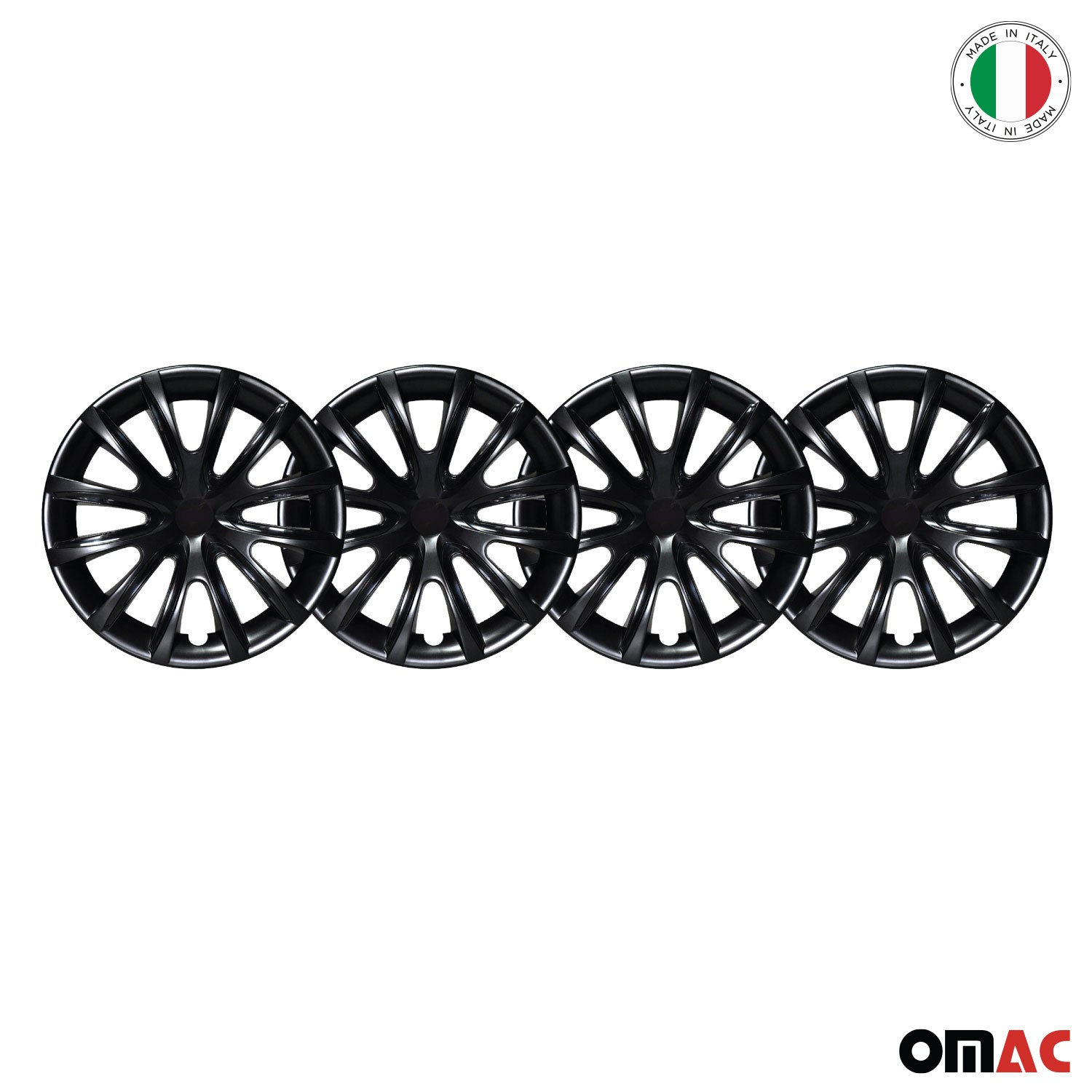 4x Radblenden Radkappen Radzierblenden für 16" Zoll Stahlfelgen Schwarz