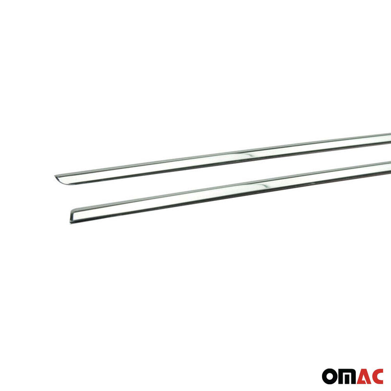 Window strips decorative strips for Dacia Dokker 2012-2021 stainless steel chrome 2 pieces