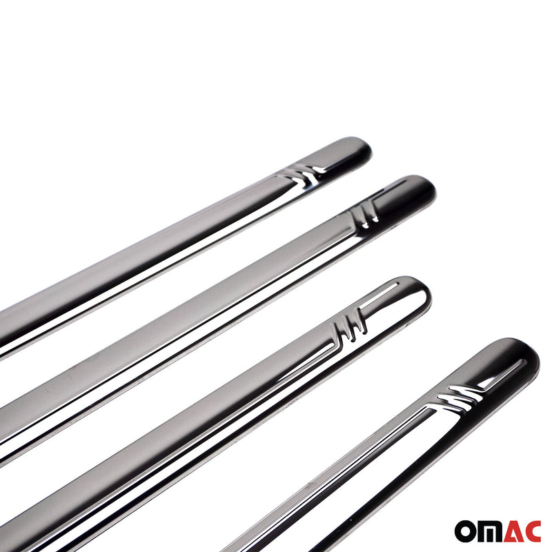 Seitentürleiste Türleisten Türschutzleisten für VW Caddy 2003-2015 Edelstahl 4x