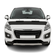 Haubenbra Steinschlagschutz für Peugeot 3008 Limo 2009-2016 Schwarz Halb