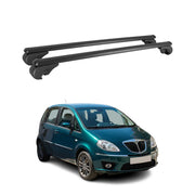 Dachträger für Lancia Musa 2004-2012 Gepäckträger Grundträger Alu Schwarz 2x