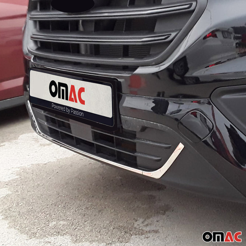 Kühlergrill Leisten Grillleisten für Ford Transit Custom 2018-2024 Chrom 3x