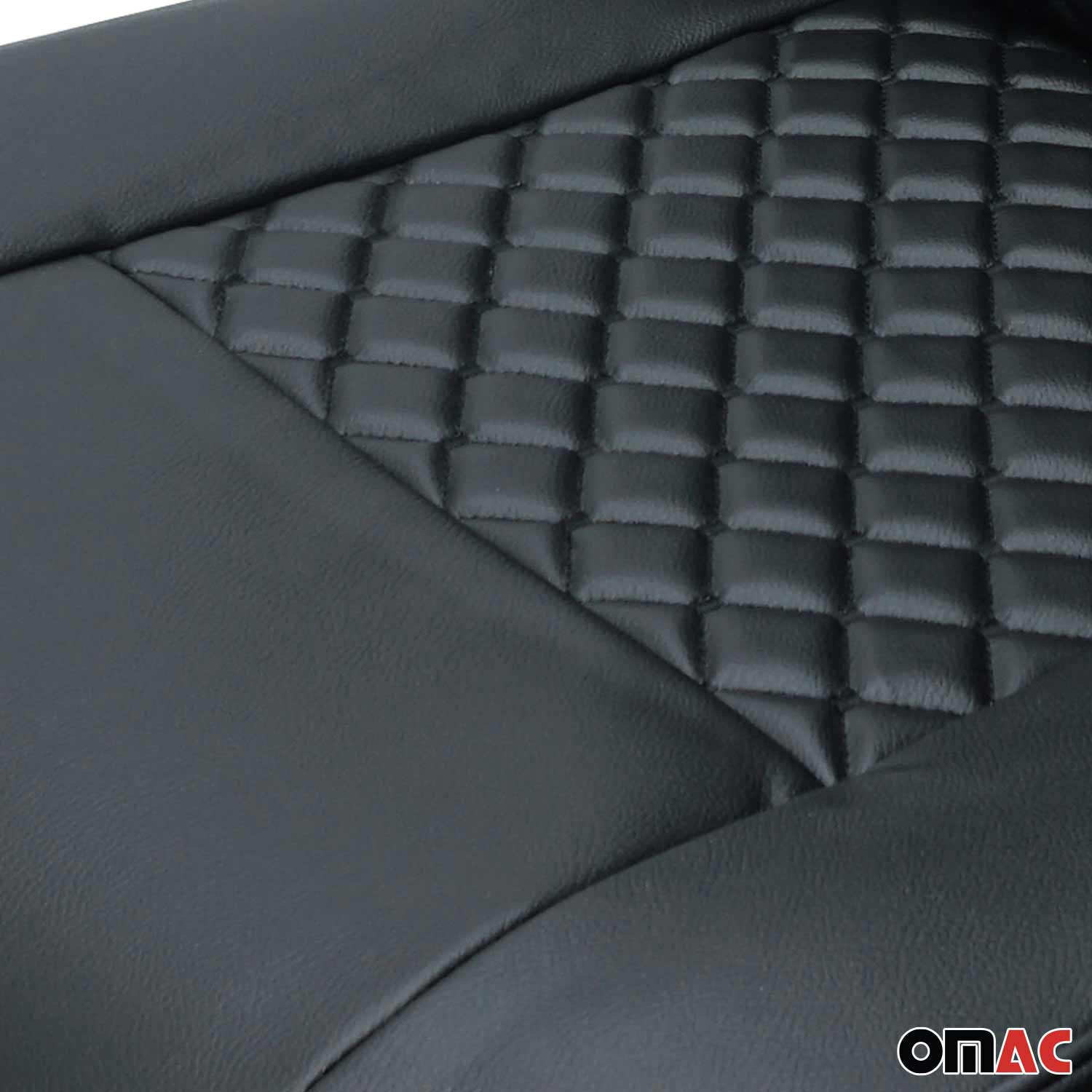 Sitzbezüge Schonbezüge für Ford Transit 2000-2013 Kunstleder Schwarz 1tlg