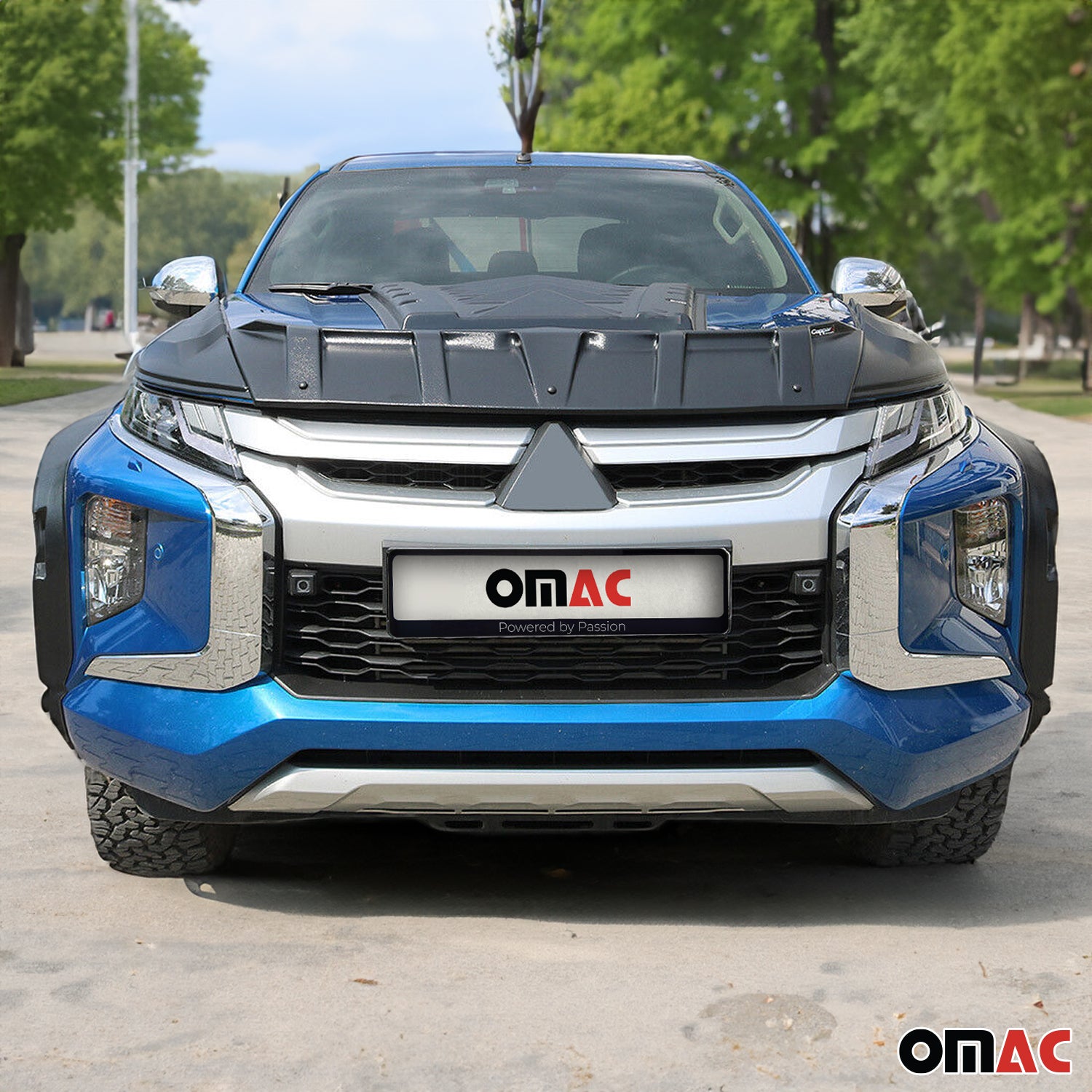 Heckspoiler Heckflügel Hecklippe für Mitsubishi L200 2019-2025 ABS Schwarz 3tlg