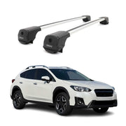 Dachträger Grundträger für Subaru XV II 2017-2023 Aluminium 75kg Grau 2tlg