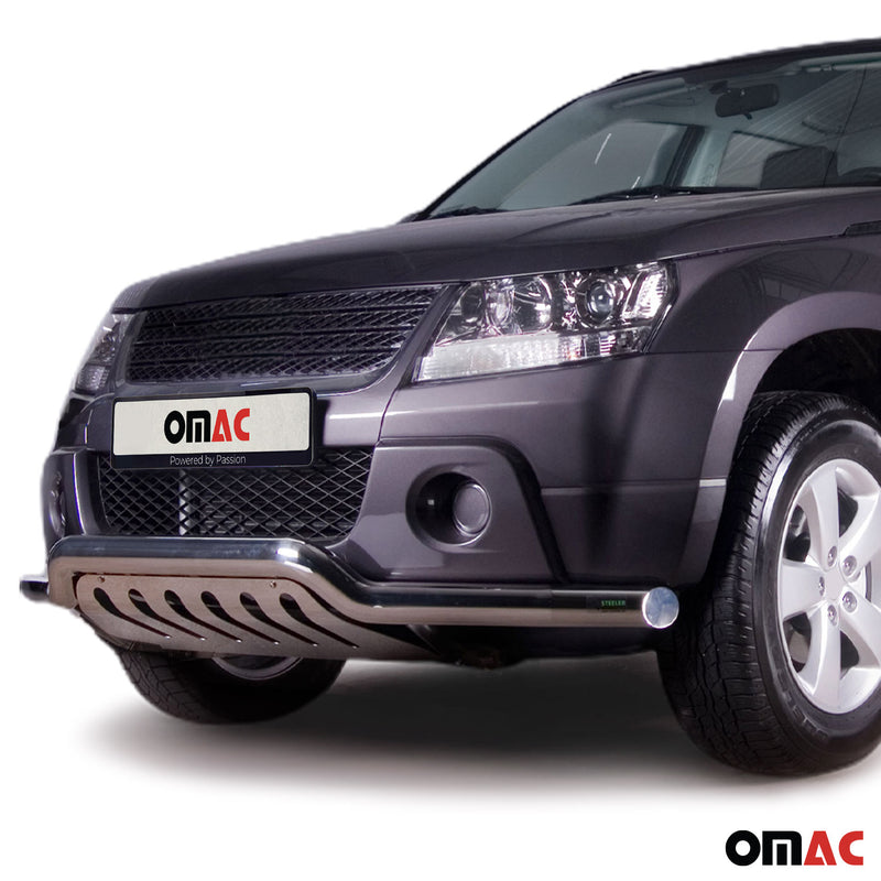 Frontbügelschutz Frontschutzbügel für Suzuki Grand Vitara 2006-2015 Grau ABE