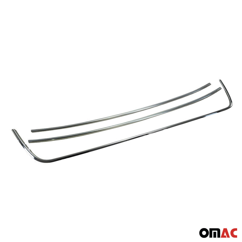 Kühlergrill Leisten Grillleisten für VW Caddy 2010-2015 Edelstahl Silber 3tlg