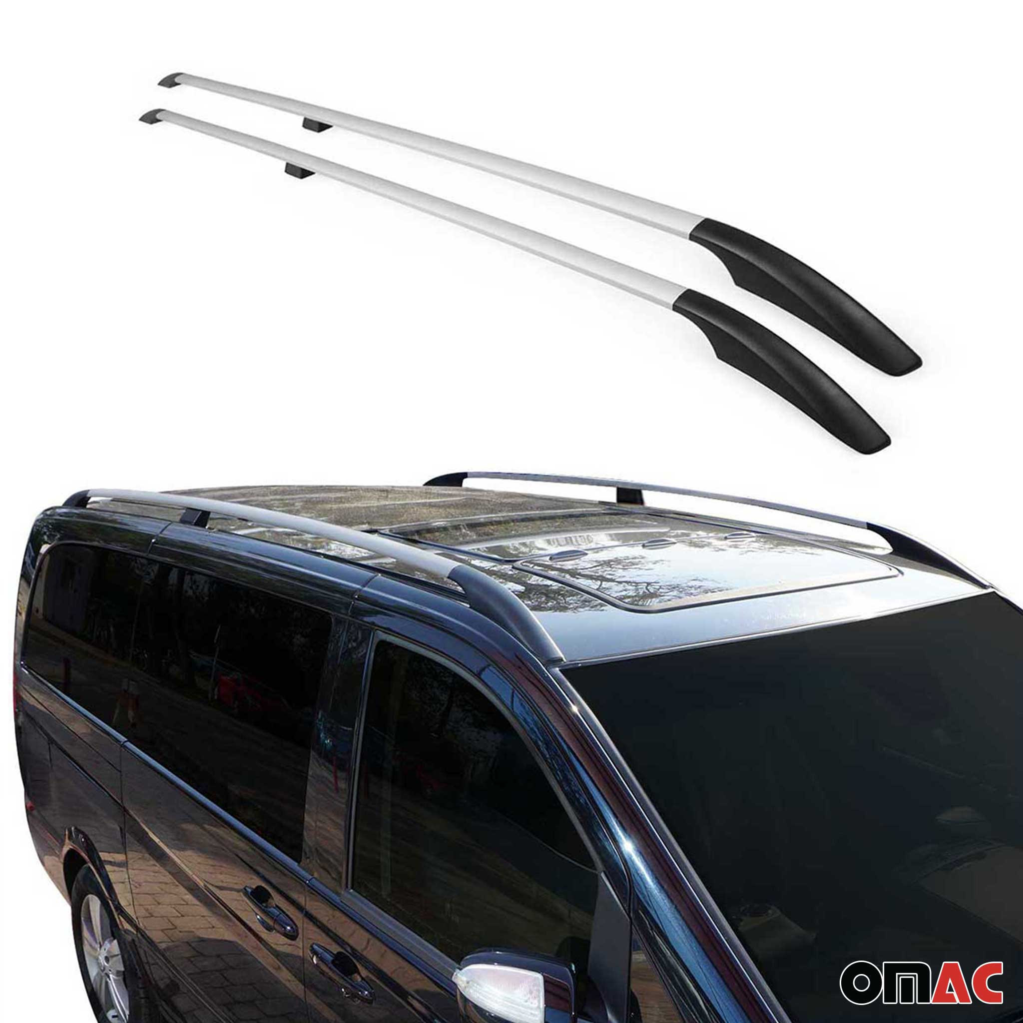 Dachreling Dachgepäckträger Relingträger für Mazda CX-5 2017-2025 Alu Silber 2x
