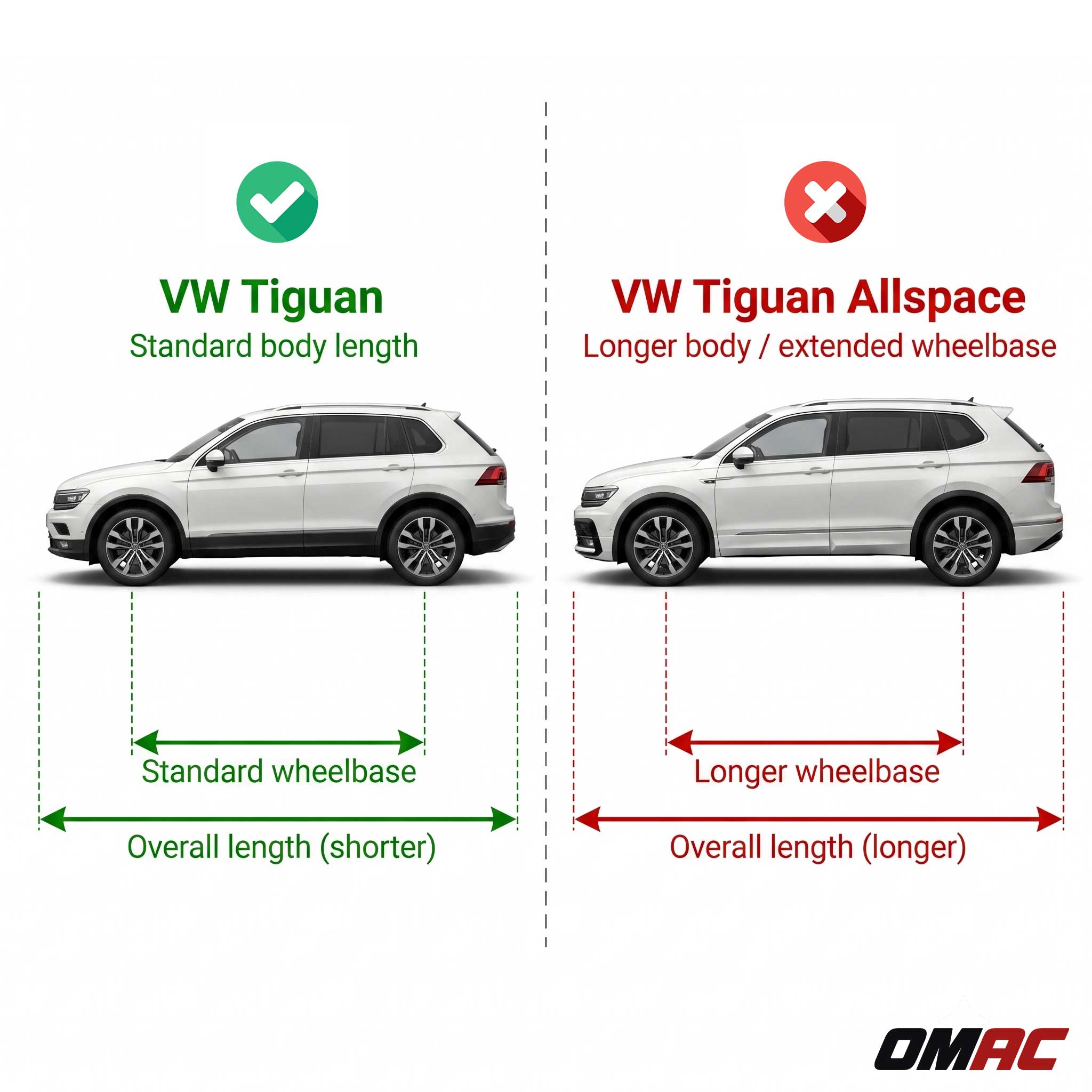 Schweller Trittbretter Schweller für VW Tiguan Allspace 2016-2023 Alu Schwarz