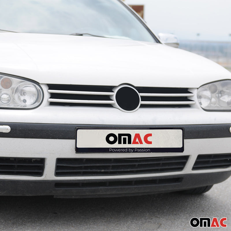 Kühlergrill Leisten Grillleisten für VW Golf 2003-2009 Edelstahl Silber 4tlg