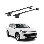 Dachträger Grundtäger für VW Tayron II 2024-26 100kg Aluminium Schwarz 2 tlg ABE