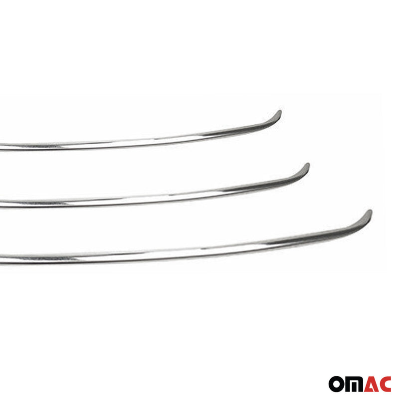 Kühlergrill Leisten Grillleisten für Hyundai ix35 2010-2015 Edelstahl Silber 3x