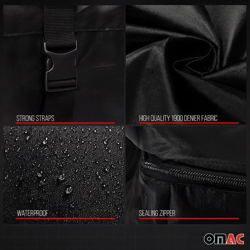 Auto Dachtasche Dachkoffer Dachbox Faltbar Gepäcktasche 500 Liter Volumen