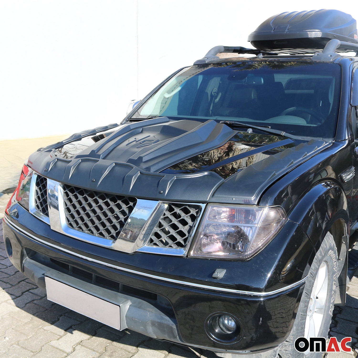 Motorhaube Deflektor Insekten Steinschlagschutz für Mitsubishi L200 2005-2015 3x