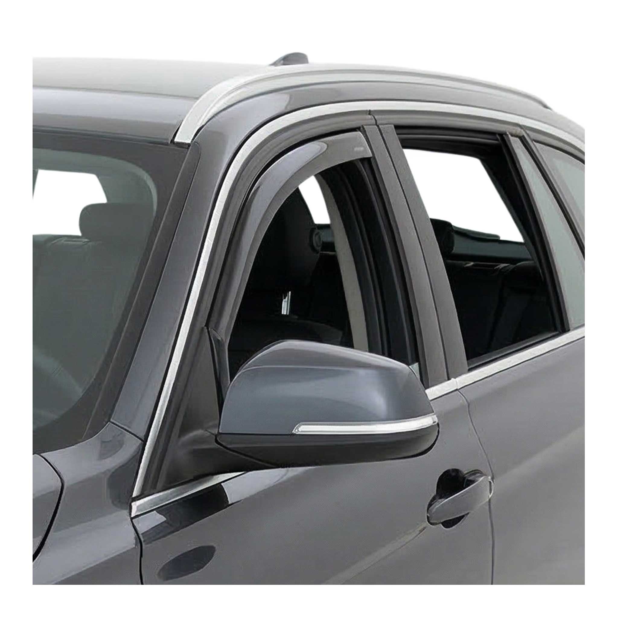 Windabweiser Regenabweiser für BMW 3er F30 F31 2012-2019 Dunkel Acryl 2tlg