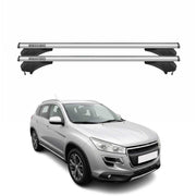 Menabo Dachträger Grundtäger für Peugeot 4008 2012-2017 Aluminium Silber 2 tlg